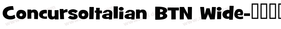 ConcursoItalian BTN Wide字体转换
